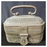 Vintage brass handcrafted jali cut