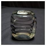 Murano glass cube by Vincenzo and Carlo Nason
