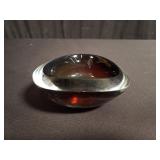 Signed Murano style art glass bowl