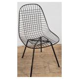 Herman Miller Eames-style metal wire mesh chair