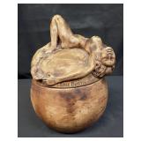 Vintage Eric Burtis "Aphrodite" on petri stone