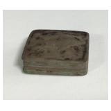 Antique silver pill box