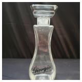 Giorgio Beverly Hills glass display cologne bottle