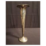 Sterling silver weighted vase