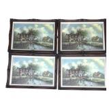 Lot of large Dennis Lewan signed giclï¿½e on canvas
