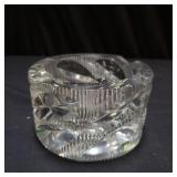Signed cut crystal ash tray