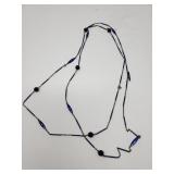 Silver and enamel necklace