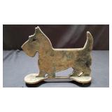 Antique cast iron dog boot scraper