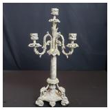 Vintage ornate silver plate candelabra
