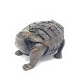 Bronze turtle incense burner