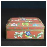 Vintage Chinese cloisonne trinket box