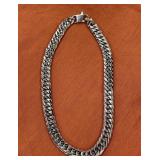 Heavy stainless steel menï¿½s chain necklace