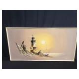 Signed Ron Willburn oil painting on canvas