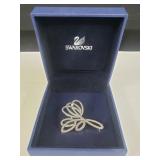 Swarovski crystal brooch