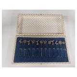 Set of 12 vintage 900 silver hors d