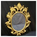 Vintage gilt wood syroco style mirror
