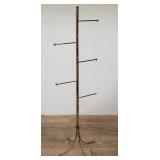 Vintage metal towel rack