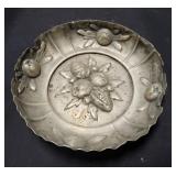 Antique silver bowl, scratch tested positive for