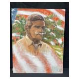 Signed oil on canvas painting