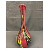 Vintage art glass vase