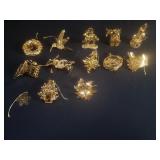 The Danbury mint gold Christmas