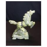 Jadeite horse sculpture