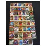Group of Bakugan Battle Brawlers trading cards