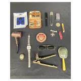 Group of vintage collectible items