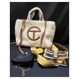 Group of handbags