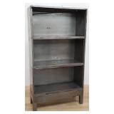 4-piece vintage industrial metal lawyers bookcase