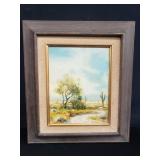 Signed Bill Bender oil painting on board