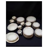 82 piece Taylor Smith ceramic dinnerware set