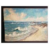 Seymour Thomas signed painting on board