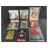 Group of coffee table books box lot