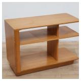 Brown Saltman-style Mid-century Modern 3-tier