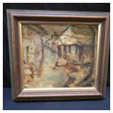Signed oil painting