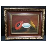 Signed and dated oil painting on canvas