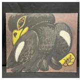 Signed oil on canvas painting