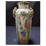 Chinese canton famille rose porcelain vase