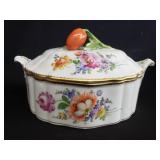 Nymphenburg hand painted porcelain lidded tureen