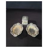 Vintage sterling silver brush and sterling s