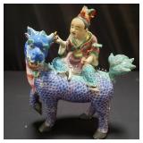 Vintage Chinese porcelain Qilin figure