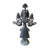 Vintage bronze Brahma statue