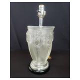 Verlys style frosted glass lamp