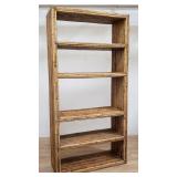 Mid-century modern faux bamboo etagere