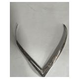 Sterling silver v neck choker