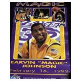 Vintage limited edition Magic Johnson retirement