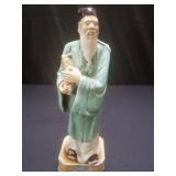 Chinese mudman ceramic figurine