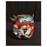 Japanese Sumida Gawa pottery teapot