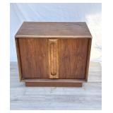 Vintage MCM Lane-style wood nightstand